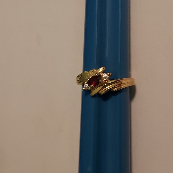 Ruby & Diamond 925 Ring - Picture 8 of 8